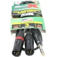 thumbnail image 3 of ProX XC-SYXM03 3' 1/4" TRS-M Stereo to Dual XLR3-M High Performance Y Cable, 3 of 4
