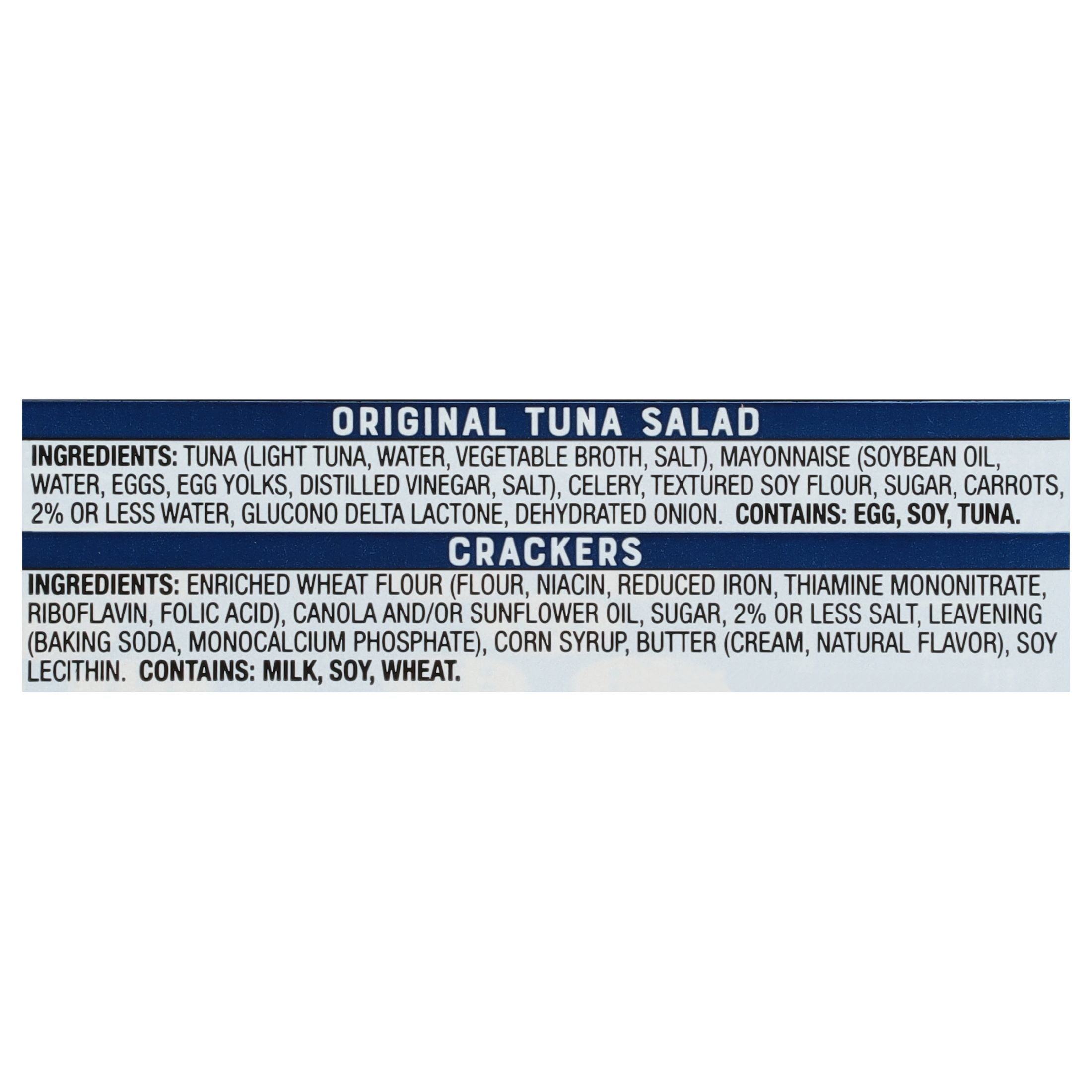 (3 pack) Bumble Bee Snack on The Run Tuna Salad with Crackers Kit, Wild Caught, Ready to Eat, 8g Protein per Serving, Shelf Stable Box, 3.5 oz (Pack of 3)