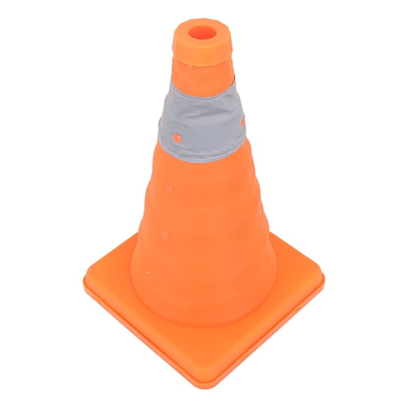 Cono de seguridad del tráfico reflectante, cono de tráfico seguridad de base reforzada segura para el patio