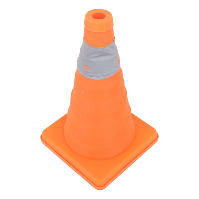 Cono de seguridad del tráfico reflectante, cono de tráfico seguridad de base reforzada segura para el patio