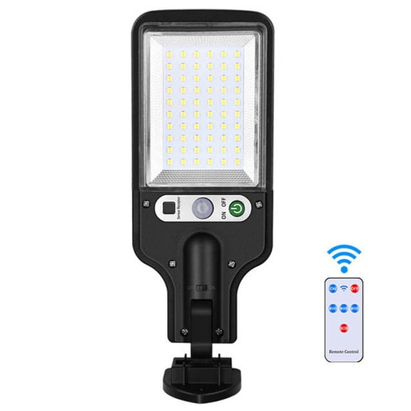 CASAFUN Solar Street Light,IP65 Waterproof Outdoor Solar Powered Street Lights with Motion Sensor LED Floods Light for Parking Lot,Drive-way