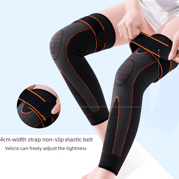 Rodilleras con correas extendidas para hombres y mujeres, equipo deportivo de baloncesto, equipo de protección para correr, protección de rodillas, rodilleras de ajenjo para fitness al aire libre