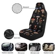 thumbnail image 5 of Uorisanigo Mushroom Car Seat Covers Set of 2 Waterproof Universal Vehicle Front Seats Interior Protector Easy to Install Interior Protection Suitable Fits Most Car Auto SUV Sedan Truck, 5 of 7