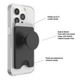 PopSockets Adhesive Phone Wallet with Expanding Phone Grip, Phone Card