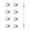 White, variant on Easy GadgetX Rods, 8PCS Easy GadgetX - Adjustable Curtain Rod Clips & Curtain Rods (White)
