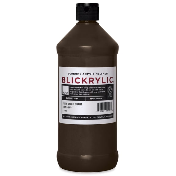 Blickrylic Student Acrylics - Raw Umber, Quart