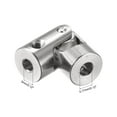thumbnail image 3 of Uxcell 3mm to 3.17mm Rotatable Universal Joint Shaft Coupling L23 x D9 with Wrench Steel 3 Pack, 3 of 7