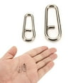 thumbnail image 2 of 50/100Pcs Stainless Steel Split Rings Rustproof Oval Split Clip Fishing Connector Fishing Cnnector Accessories, 2 of 8