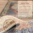 thumbnail image 2 of L'Baiet Rachel Abstract Washable Area Rug Multicolor 5' x 7' Medium Rugs Carpet for Living Room, Bedroom, Kitchen, Entryway, Nursery, Playroom, Office | Boho Aesthetic Modern Colorful Home Decor, 2 of 6
