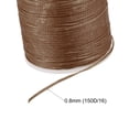 thumbnail image 3 of Unique Bargains 98 Yards 150D/0.8mm Leather Sewing Thread Polyester Waxed Cord, Dark Brown, 3 of 5