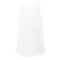 thumbnail image 2 of Big Size Aloha Hawaii Graphic Lady's Core Cotton Tank Top - White 4XL, 2 of 2