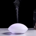 thumbnail image 4 of Zootealy Ultrasonic Aroma Diffuser Humidifier Small Shell Style Essential Oil Diffuser 80ML Portable Waterless Auto Power Off Colorful Night Light for Home Office Pink, 4 of 8