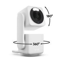 WYZE Cam Pan v4, 4K Smart Security Camera, AI Indoor/Outdoor Camera for Home Security, Baby & Pet, Color Night Vision, 360° Pan/Tilt/8 x Digital Zoom, 2.4G & 5G, Works with Voice Assistants