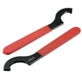 thumbnail image 1 of Llave de gancho en C para sujeción de torno Tuerca de mandril ER25 con mango rojo antideslizante 2 piezas, 1 of 4
