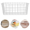 thumbnail image 3 of 2Pcs Metal Freezer Organizer Freezer Wire Basket Freezer Storage Bin Fruit Vegetable Basket, 3 of 9