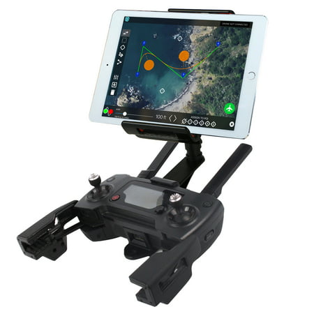 TSV 4-12 Inch Phone/Tablet Extended Front Holder - Over Display Mount for DJI Mavic Pro & Spark Drone Remote