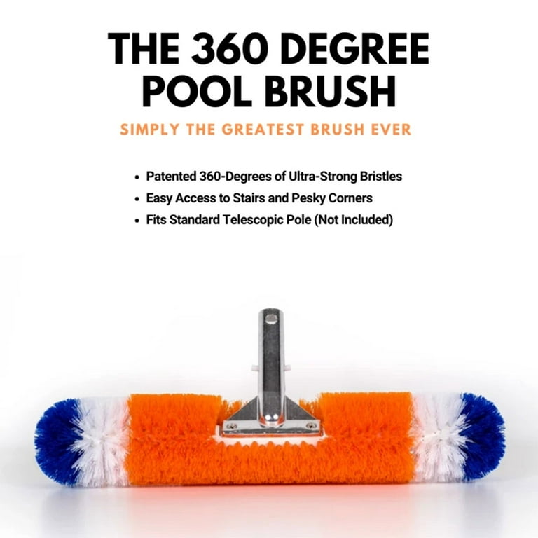 BLACK+DECKER 360 Degrees Bristles Pool Brush 