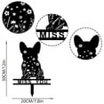 thumbnail image 2 of Dog Memorial Grave Markers Metal Pet Memorial Stake,Miss You Sign Pet Plaque Burial Stake for Cemetery Garden Yard Outdoor Grave Decor, 2 of 5