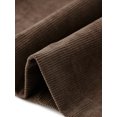 thumbnail image 5 of Agnes Orinda Women's Plus Size Halloween Outfits Corduroy Vest Lapel Sleeveless Double Breasted Fall Blazer Waistcoat with Pocket 1X Dark Brown, 5 of 6