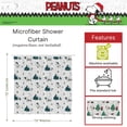 thumbnail image 2 of Cortina de ducha Franco Peanuts Snoopy Puffer Coat 72x72, 2 of 6