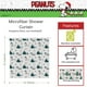thumbnail image 2 of Cortina de ducha Franco Peanuts Snoopy Puffer Coat 72x72, 2 of 6