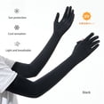 thumbnail image 2 of QSAWXQZ Unisex UV Protection Breathable Arm Sleeves Finger Gloves Solid Sunblock Hand Covers for Fishing Sailing Free Size, 2 of 3