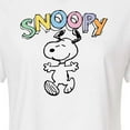 thumbnail image 3 of Peanuts - Snoopy Sketchy - Juniors Cropped Cotton Blend T-Shirt, 3 of 6