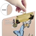 thumbnail image 4 of FMSHPON Cute Cat Butterfly Stylish Clipboard Hardboard Wood Nursing Clip Board and Pull for Standard A4 Letter 13x9 inches, 4 of 8