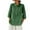 Green-05, variant on Mittory Cotton Linen Tops for Women 3/4 Sleeve Lapel V Neck Summer Loose Fit Boho Tunic Tops Casual Blouse
