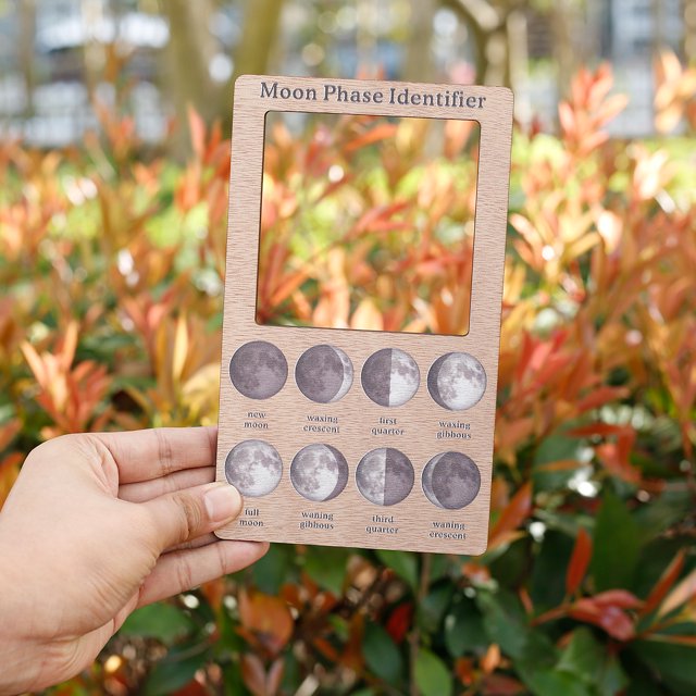 Muyoka Buscador de guías naturales, buscador de pájaros/visor de luna, adecuado para materiales de educación en el hogar, estudio al aire libre para niños, juguete Montessori divertido Muyoka Hogar