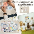 thumbnail image 6 of Scalloped Felt Bulletin Board Picture Display Felt Pin Board with Double Sided Adhesive Backing,23.62*15.75*0.35in, 6 of 11