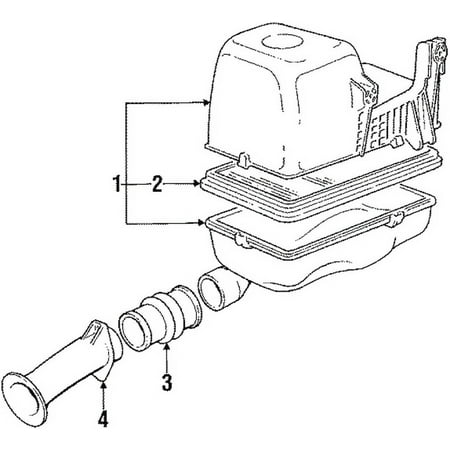 Genuine OE BMW Air Inlet Tube - 13-71-1-308-838