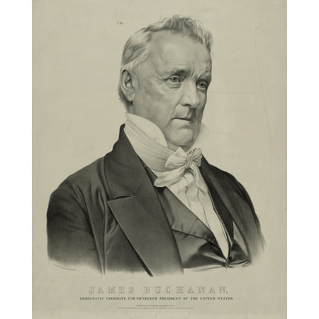 Print: James Buchanan, Democratic Candidate For Fifteenth President Of The