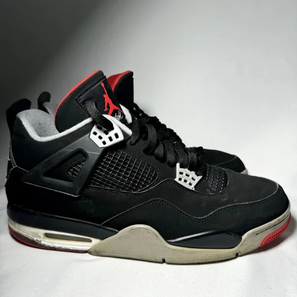 Ni - ke Size 12 - Ni - ke AirJordan 4 Retro OG Bred 2019 Men's Shoes