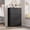 Dark Oak, variant on Kicctian Modern 5 Drawer Dresser for Bedroom, Wooden Storage Cabinet with Deep Drawers, Metal Knobs, Ideal for Living Room, Entryway, Hallway, Almond Yellow