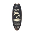thumbnail image 2 of Wooden Wall Art decor, Coastal Wall decor, 40X12 in, Distressed Wood, 1 Pc, Surfboard decor, Vintage Wall decor, Nautical Wall Art, Beach decorations for Party, Wall decor Wall, 2 of 4