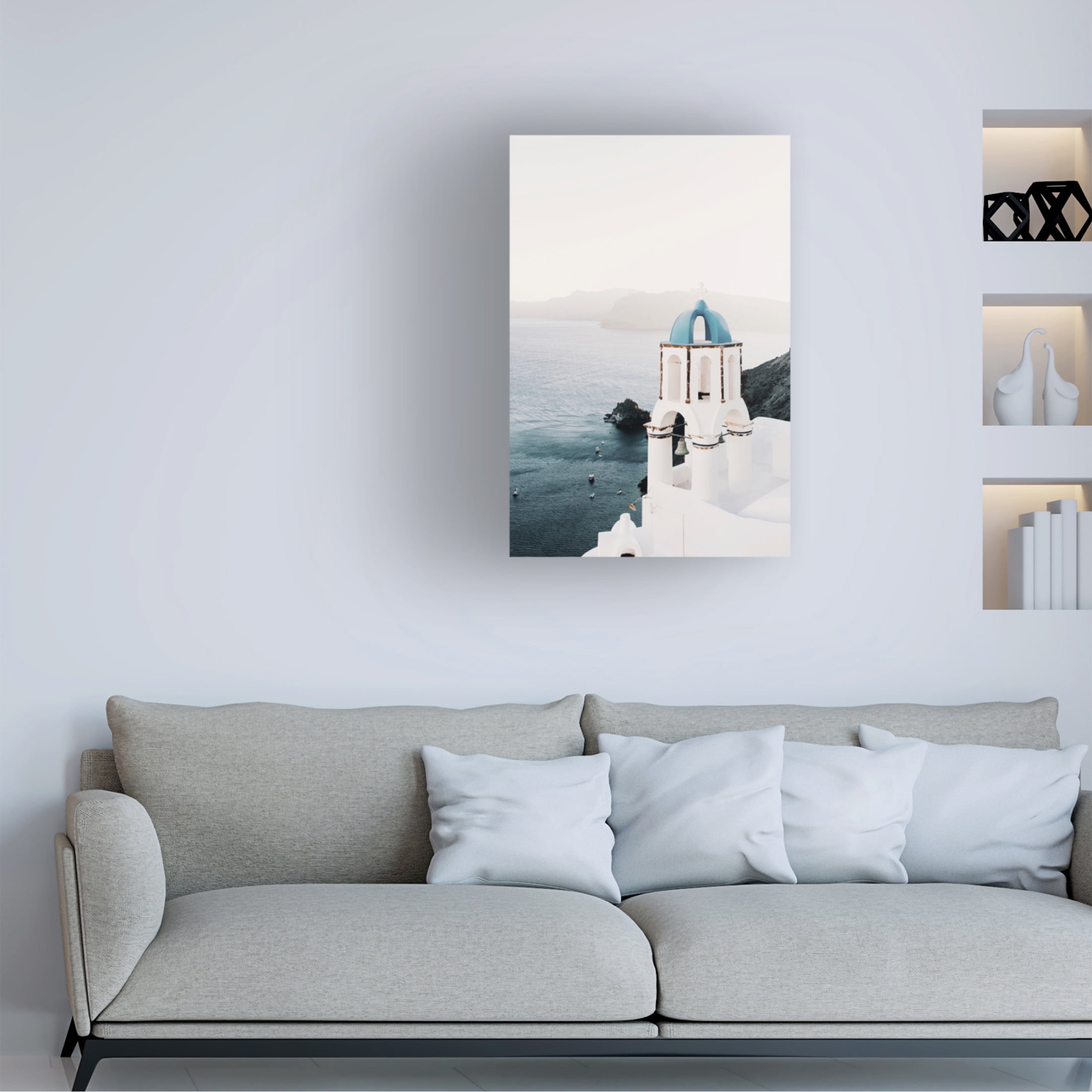 Canvas Wall Art - Krista Broadway 'Florina' Wall Art for Living Room, Bedroom, or Office Décor by Trademark Fine Art - 12 x 19 Inches