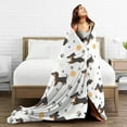 thumbnail image 3 of Dachshund Throw Blanket Soft Fleece Blankets Plush Comfy Microfiber Throws Decor for Home Bed Couch Living Room Sofa Cozy Warm Gifts for Women Boys Girls 50" X 60" Lightweight, 3 of 6