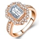 thumbnail image 3 of Fiudx Anillo de Compromiso con Diamantes Brillantes y Circonitas para Mujer, Ideal para Bodas y para Tu Pareja., 3 of 6