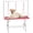 Pink, variant on 47 Inch Foldable Dog Grooming Table, Height Adjustable Stainless Steel Pet Grooming Station with Arms, Nooses, Mesh Tray & Tool Organizer, Pink