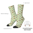 thumbnail image 4 of Xecao Cute Chubby Frog Pattern Sport Socks for Women and Men Crew Socks Sporty Calf Socks Casual Socks, 4 of 6