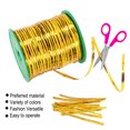 thumbnail image 3 of Lazos metálicos giratorios de 300 yardas para bolsas de dulces de pan, fiestas, embalaje de regalo DIY, lazos decorativos, 3 of 6