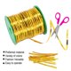 thumbnail image 3 of Lazos metálicos giratorios de 300 yardas para bolsas de dulces de pan, fiestas, embalaje de regalo DIY, lazos decorativos, 3 of 6