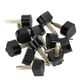 thumbnail image 1 of Puntas de Resaración de Zapatos de Tacón Alto Grifos Elevados de Pasadores Reemplazo para Caminar Cómodo Negro Pu 60 piezas, 1 of 7