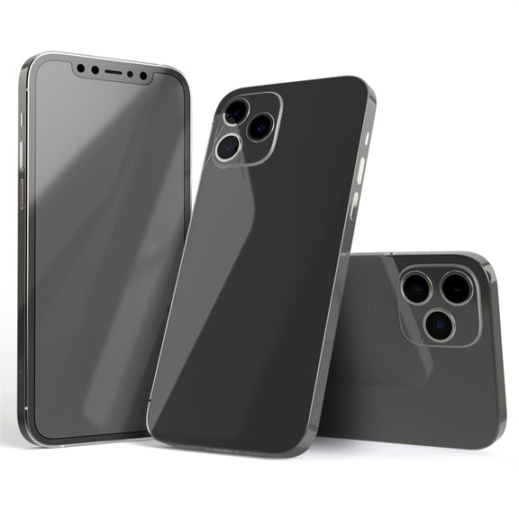 DesignSkinz Solid Dark Gray Full-Body Skin Decal Wrap Cover for iPhone 16