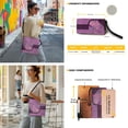 thumbnail image 2 of ZUXONGSY Leather Butterfly Heart Print Trendy Crossbody Hobo Bag with Wallet Set for Women, Lightweight 2 Pcs Bucket Bag Purse Set for Shopping Working, 2 of 4
