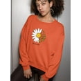 thumbnail image 2 of Find Your Soul Daisy Sweatshirt Women -Image by Shutterstock, Female 4X-Large, 2 of 4