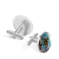 thumbnail image 3 of Sea Turtle Elegant Cufflink Sets for Formal Attire Made of Stainless Steel Ideal for Special Occasions by Silver Jewelry Cufflinks, 3 of 6