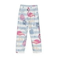 thumbnail image 5 of Daiia Men'S Flamingo And Pineapple Pants,Bottoms Sleep Lounge,Pajama Pants,Pj Bottoms Drawstring And Pockets-Medium, 5 of 9