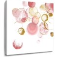 thumbnail image 1 of Bubble Pink Wall Art Pictures Wall Decor for Bedroom Watercolor Wall Decorations Bathroom Wall Decor Canvas Prints Pictures for Wall 14"x 14", 1 of 6